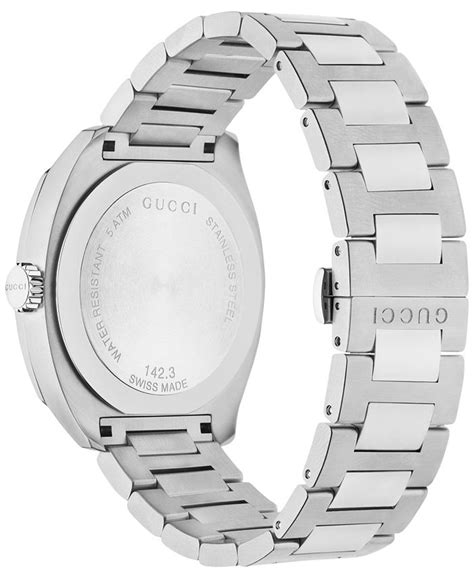 Gucci Men's GG2570 Swiss Stainless Steel Bracelet Watch 